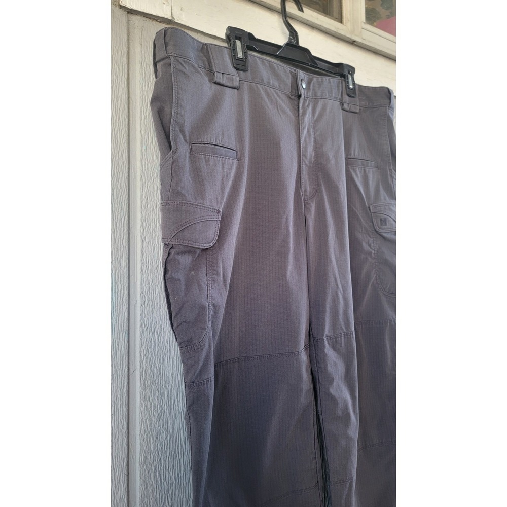 5.11 511 Tactical Pants Men 42x30 Gray Cargo Ripstop Fast‎ Tac Urban Hike Fish - Picture 8 of 9